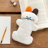 BB Fluffy Animal Cat Shape Pencase Cute Soft Students Pen Bag