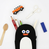 Korean Style Soft Cotton Pen Bag Penguin Shape Student Pencase 