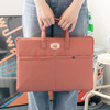 Soft Nylon Laptop Bag Simple Style Shockproof Laptop Sleeve with Handle Strap