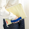 Light Color Laptop Sleeve Soft Cotton Shockproof Laptop Handbag for Ladies Students Girls