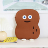 Romane Cute Toast Shape Inregular Laptop Sleeve Soft Cotton Laptop Pouch