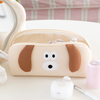 Cute Animal Shape Students Pen Case Soft Cone Shapepen Bag