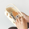 DD Clear Pen Case Transparent PVC Cute Animal Bear Print Students Pen Bag