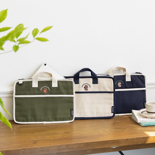 Romane College Style Laptop Bag with Handle Strap Soft Laptop Sleeve