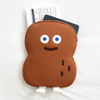 Romane Cute Toast Shape Inregular Laptop Sleeve Soft Cotton Laptop Pouch