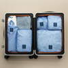 5pcs Travel Pouch Set Large Medium Small String Reusable Bag