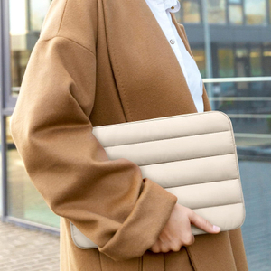Thin Laptop Sleeve Soft Puffer Laptop Bag Envlope Shape