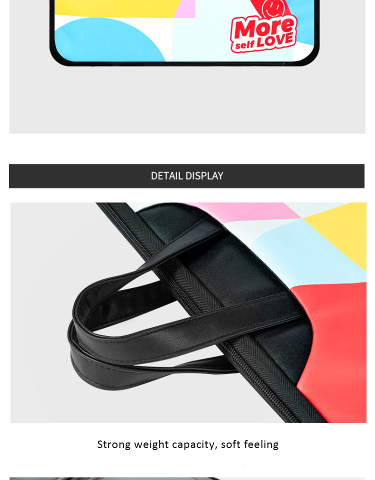 girl's fashion laptop bag strap