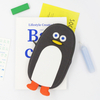 Korean Style Soft Cotton Pen Bag Penguin Shape Student Pencase 