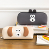 Cute Animal Shape Students Pen Case Soft Cone Shapepen Bag