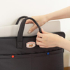 Soft Nylon Laptop Bag Simple Style Shockproof Laptop Sleeve with Handle Strap
