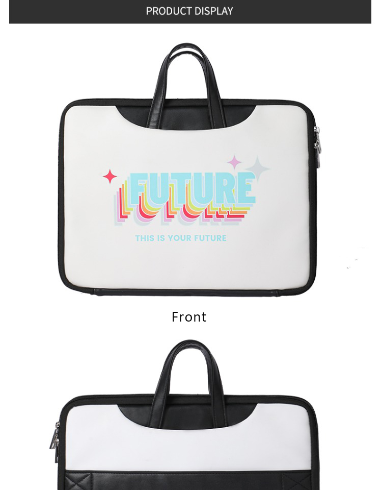 future feeling laptop bag front