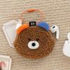 Cute Korean Style Airpods Pouch Soft Fur Animal Shape Earphone Bag