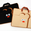 Romane Soft Toast Shape Laptop Sleeve