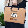 Romane Cute Style Soft Cotton Laptop Sleeve with Handle Strap