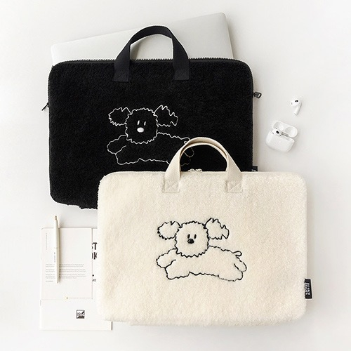 Cute puppy cotton laptop bag shockproof laptop sleeve
