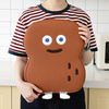 Romane Cute Toast Shape Inregular Laptop Sleeve Soft Cotton Laptop Pouch