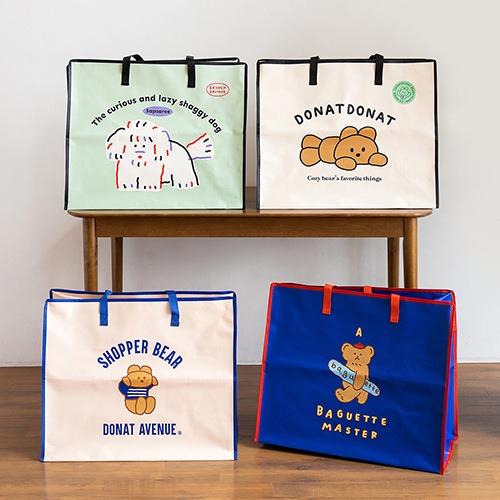 Large Size Tarpaulin Bag Travel Storage Reusable Bag