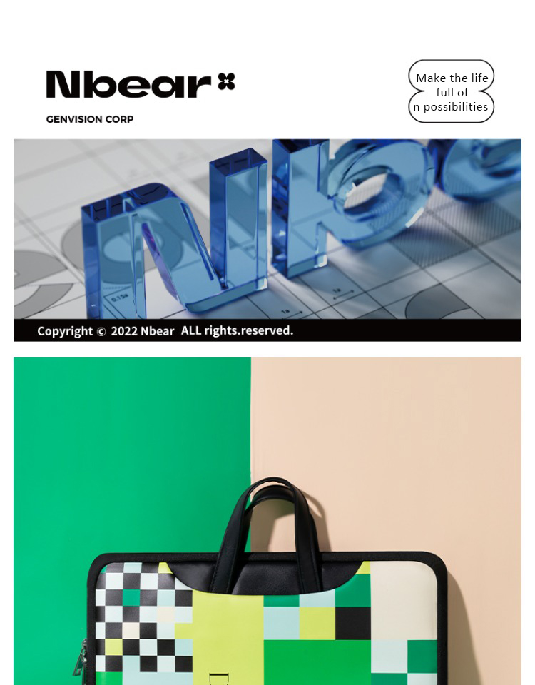 Chessboard laptop bag show