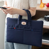 Soft Nylon Laptop Bag Simple Style Shockproof Laptop Sleeve with Handle Strap