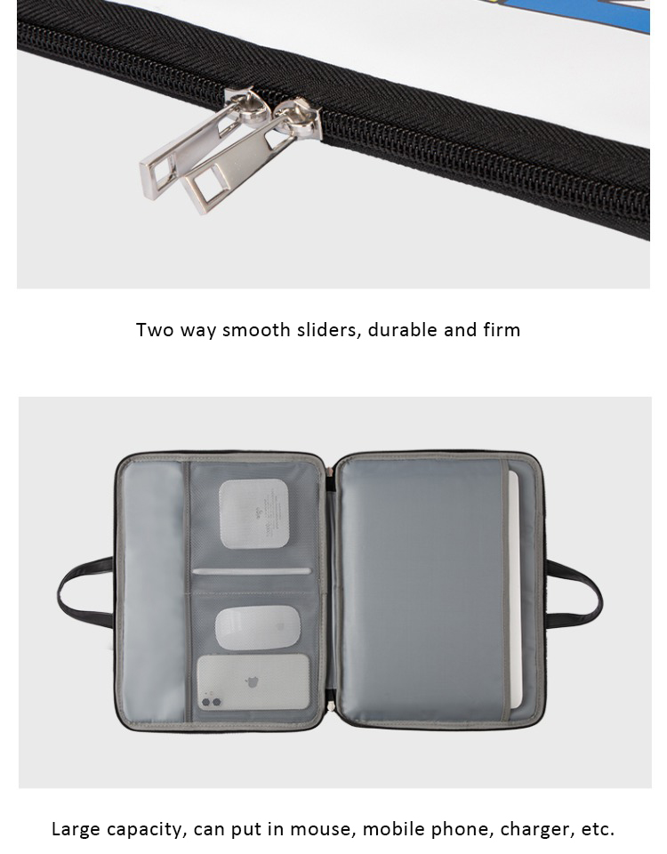 Less is more laptop bag inner