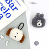 Cute Korean Style Airpods Pouch Soft Fur Dog Rabbit Shape Earphone Bag