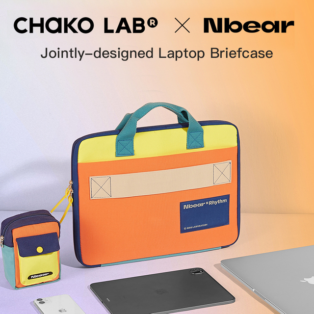 Custom Logo Design Colorful Cotton Laptop Bag with Handle Strap Waterproof Anti-scratch Laptop Briefcase