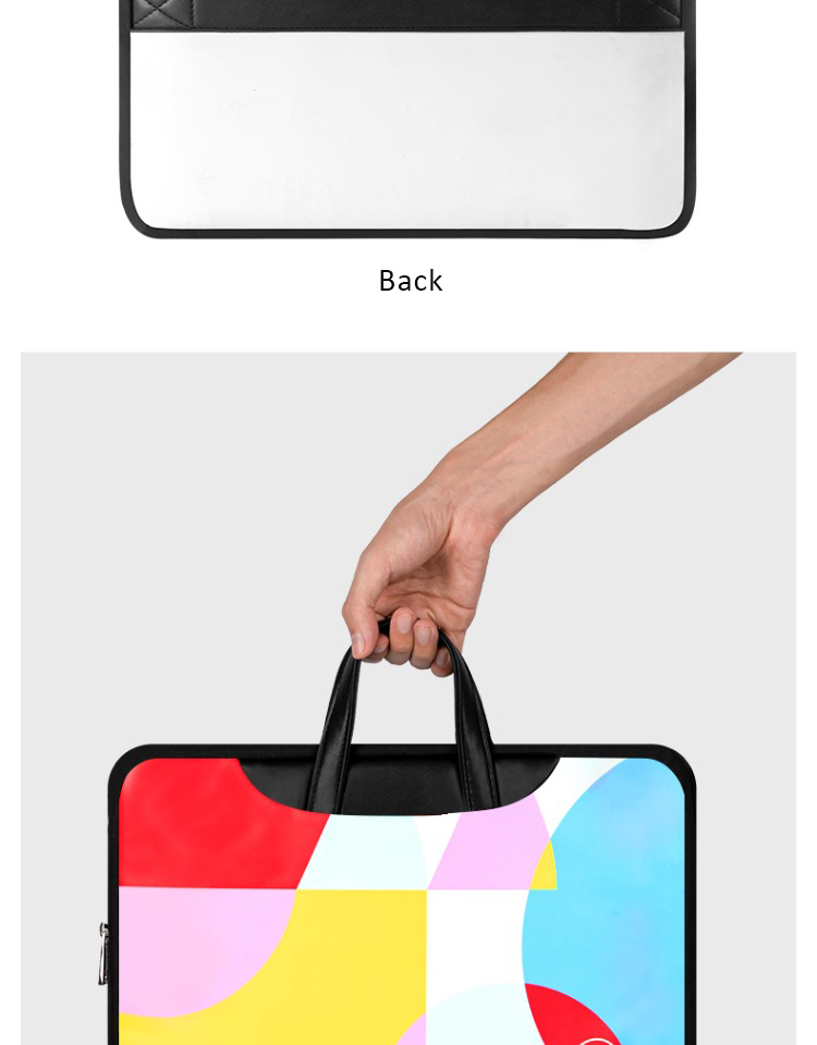 girl's fashion laptop bag handle strap