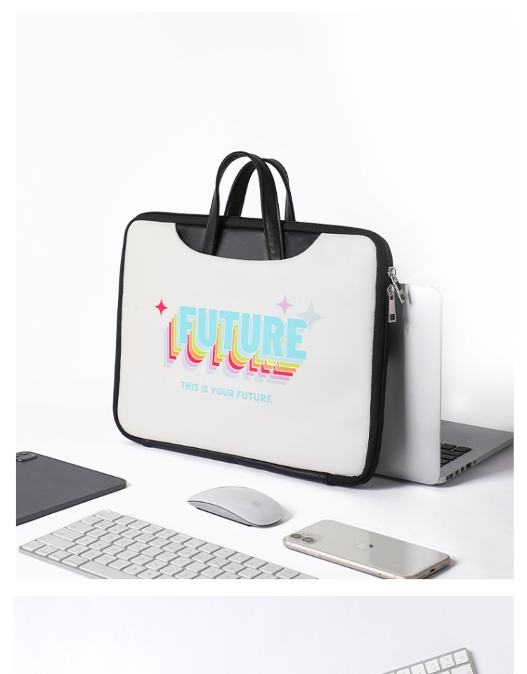 future feeling laptop bag scene show