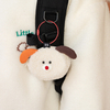 Cute Korean Style Airpods Pouch Soft Fur Animal Shape Earphone Bag