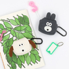 Cute Korean Style Airpods Pouch Soft Cottton Dog Rabbit Shape Mini Pouch 