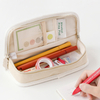 Korean Style Cute Pencase Open Student Pen Bag