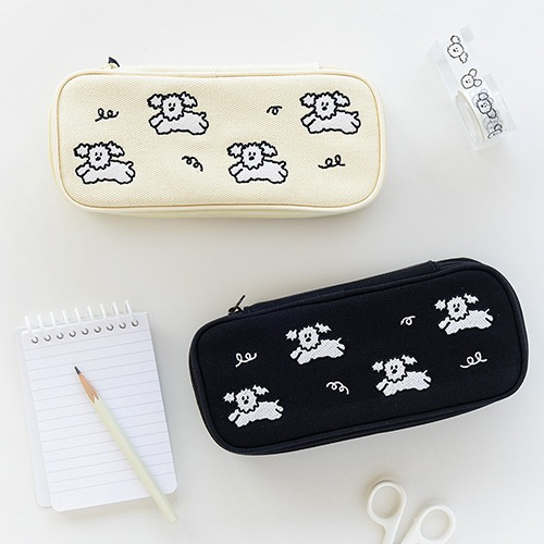 Korean Style Cute Run Peper Pen Case Soft Students Pen Bag