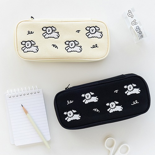 Korean Style Cute Run Peper Pen Case Soft Students Pen Bag