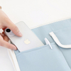 Light Color Laptop Sleeve Soft Cotton Shockproof Laptop Handbag for Ladies Students Girls