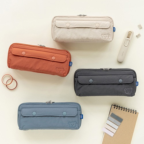 Korean Style Soft Nylon Pocket Pencase