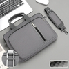 Soft Business Laptop Briefcase with Shoulder Strap Simple Style Thickness Large capacity laptop briefcase