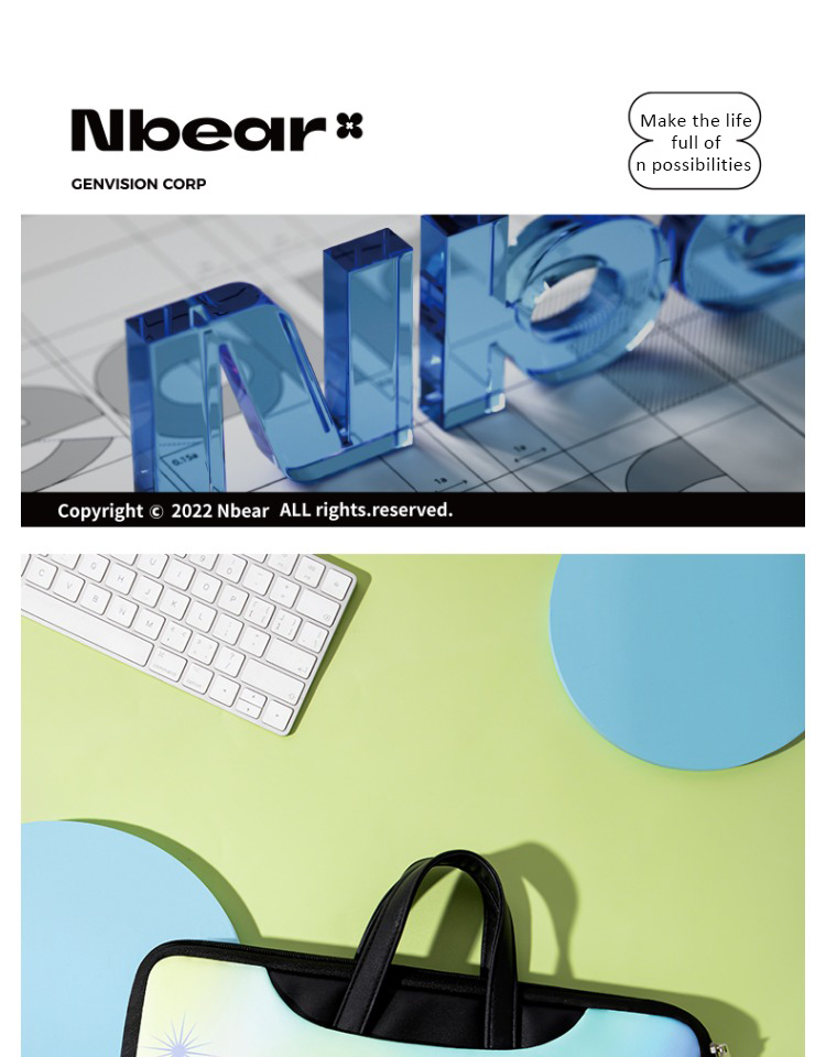 smudge laptop bag detail