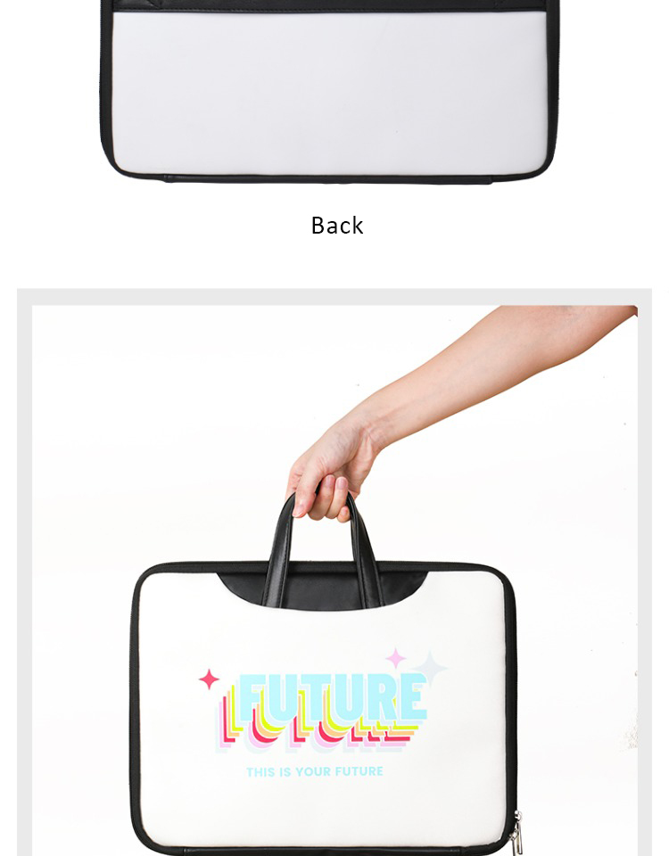 future feeling laptop bag back