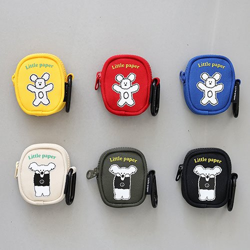 Little Pepper Print Airpods Bag Mini Earphone Key Coin Pouch